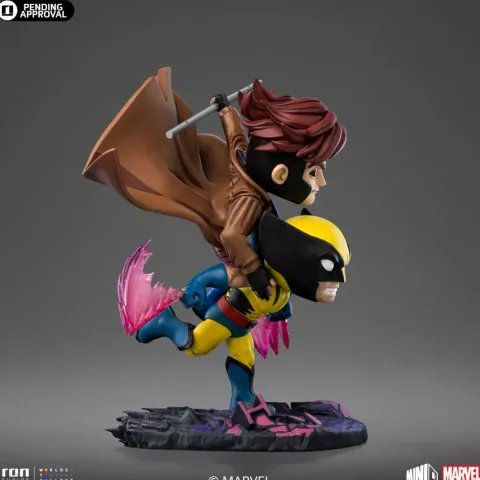 Statue Gambit and Wolverine - X-Men '97 - Minico - Iron Studios