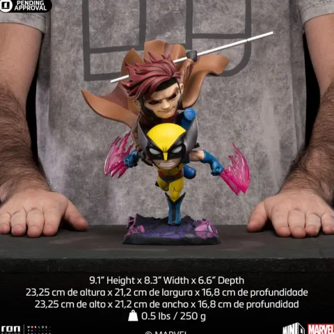 Statue Gambit and Wolverine - X-Men '97 - Minico - Iron Studios