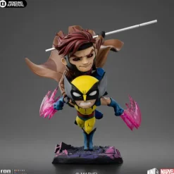 Statue Gambit and Wolverine - X-Men '97 - Minico - Iron Studios