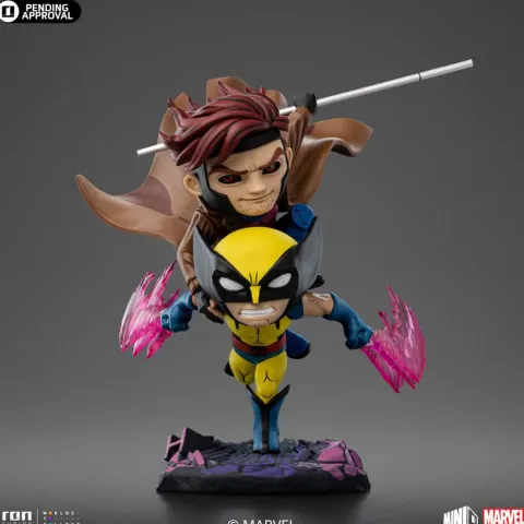 Statue Gambit and Wolverine - X-Men '97 - Minico - Iron Studios