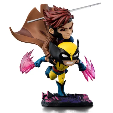 Statue Gambit and Wolverine - X-Men '97 - Minico - Iron Studios