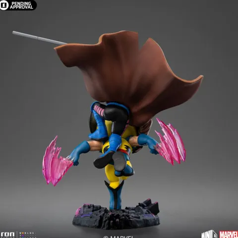 Statue Gambit and Wolverine - X-Men '97 - Minico - Iron Studios