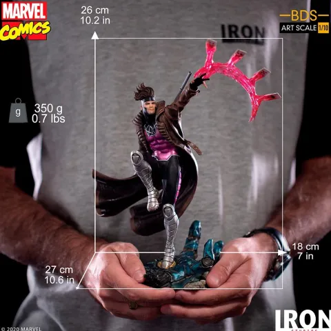 Statue Gambit - X-Men Marvel Comics - BDS Art Scale 1/10 - Iron Studios