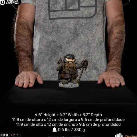 Statue Gimli The Lord of the Rings Minico Iron Studios