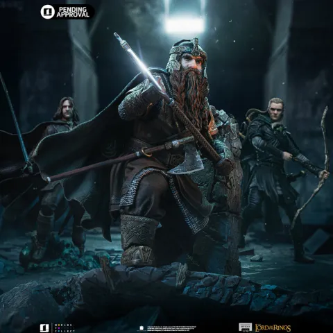 Statue Gimli Unleashed - The Lord of the Rings - Art Scale 1/10 - Iron Studios