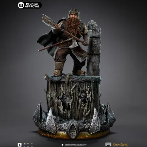 Statue Gimli Unleashed - The Lord of the Rings - Art Scale 1/10 - Iron Studios