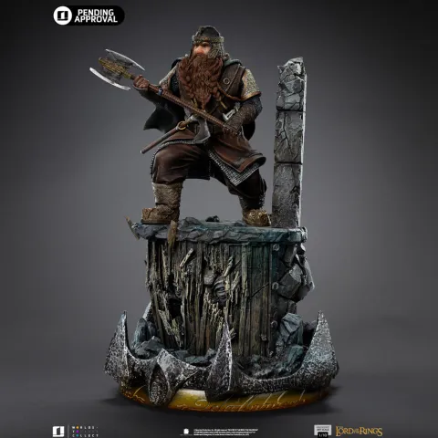 Statue Gimli Unleashed - The Lord of the Rings - Art Scale 1/10 - Iron Studios