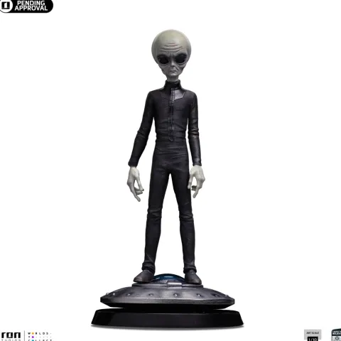 Statue Grey Alien I Want To Believe Art Scale 1/10 Iron Studios