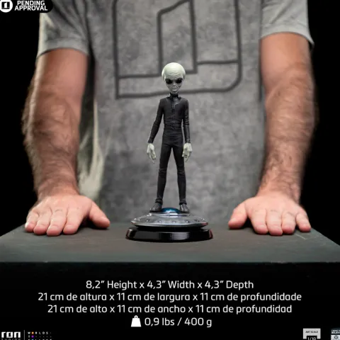 Statue Grey Alien I Want To Believe Art Scale 1/10 Iron Studios