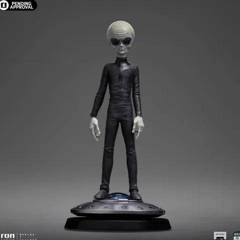 Statue Grey Alien I Want To Believe Art Scale 1/10 Iron Studios