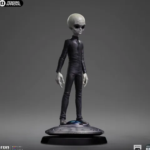 Statue Grey Alien I Want To Believe Art Scale 1/10 Iron Studios