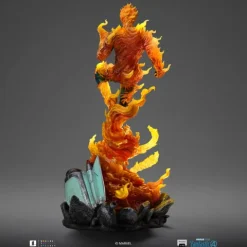 Statue Human Torch (Blue Suit Variant) - Fantastic Four - Art Scale 1/10 - Iron Studios