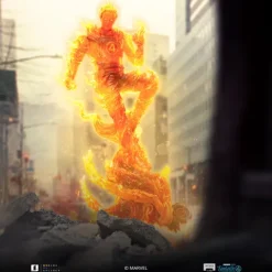 Statue Human Torch - The Fantastic Four: First Steps - Art Scale 1/10 - Iron Studios