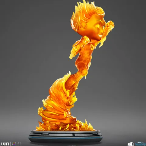 Statue Human Torch - The Fantastic Four: First Steps - Minico - Iron Studios