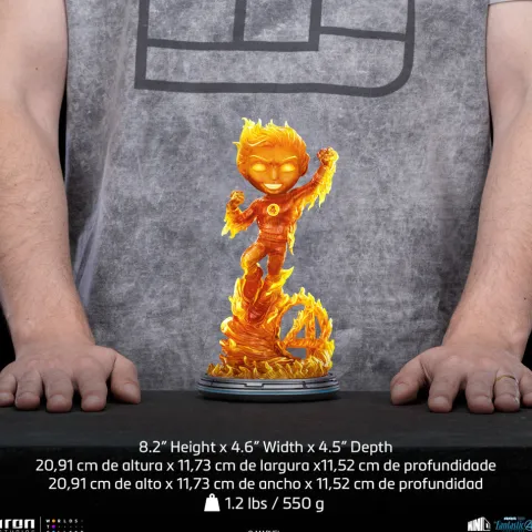 Statue Human Torch - The Fantastic Four: First Steps - Minico - Iron Studios
