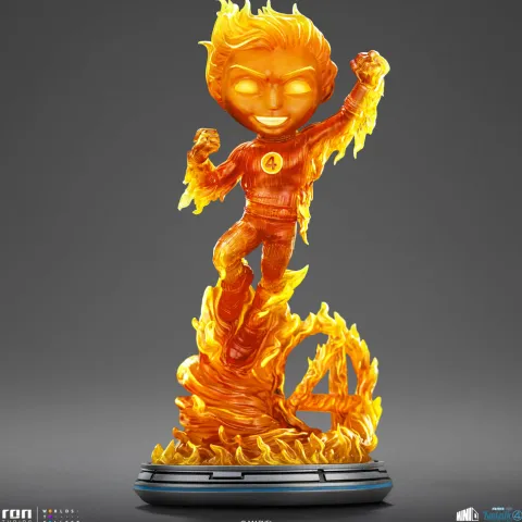 Statue Human Torch - The Fantastic Four: First Steps - Minico - Iron Studios