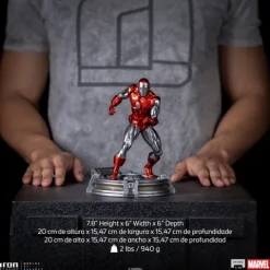 Statue Iron Man Red & Chrome - Marvel Comics - Art Scale 1/10 - Iron Studios