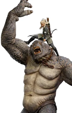 Statue Legolas vs Cave Troll - The Lord of the Rings - BDS Art Scale 1/10 - Iron Studios