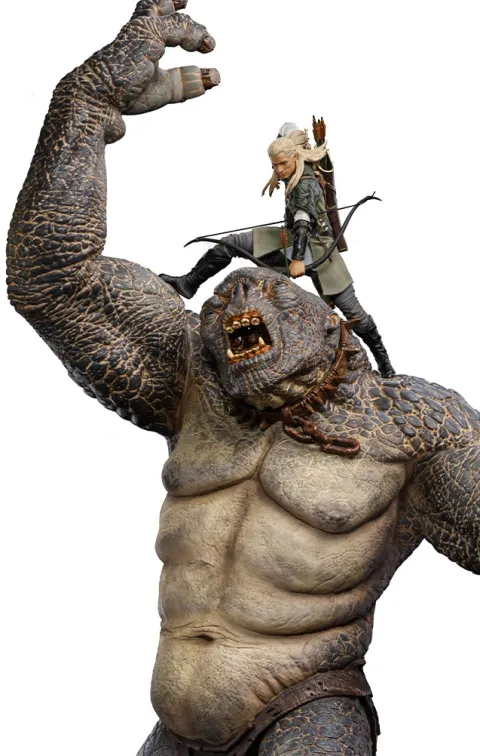 Statue Legolas vs Cave Troll - The Lord of the Rings - BDS Art Scale 1/10 - Iron Studios