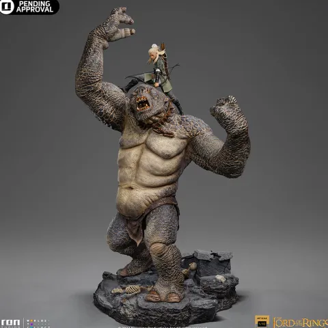 Statue Legolas vs Cave Troll - The Lord of the Rings - BDS Art Scale 1/10 - Iron Studios