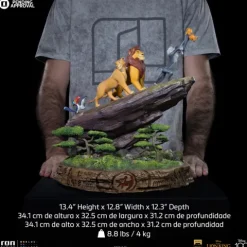 Statue Lion King Deluxe - Disney 100th - The Lion King - Art Scale 1/10 - Iron Studios