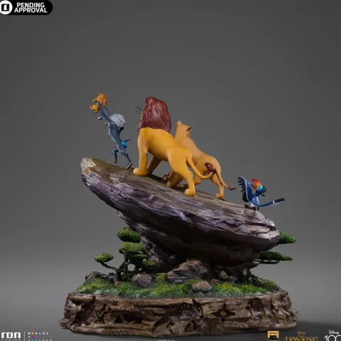 Statue Lion King Deluxe - Disney 100th - The Lion King - Art Scale 1/10 - Iron Studios