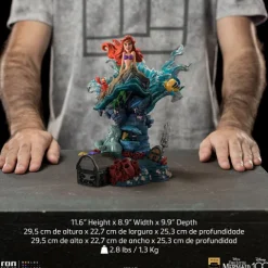 Statue Little Mermaid Deluxe Disney 100th Little Mermaid Art Scale 1/10 Iron Studios