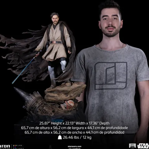 Statue Obi-Wan (Signatures) – Star Wars – Legacy Replica 1/4 – Iron Studios