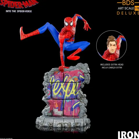 Statue Peter B. Parker - Spider-Man: Into the Spider-Verse - Bds Art Scale 1/10 - Iron Studios