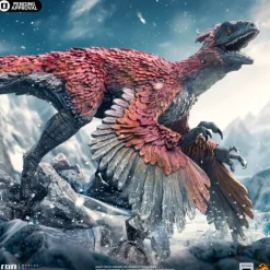 Statue Pyroraptor. Jurassic World: Dominion Art Scale 1/10 Iron Studios