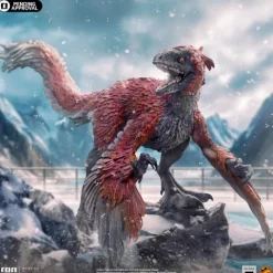 Statue Pyroraptor. Jurassic World: Dominion Art Scale 1/10 Iron Studios
