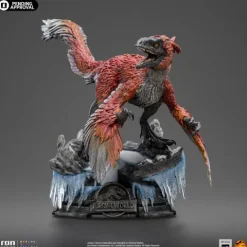 Statue Pyroraptor. Jurassic World: Dominion Art Scale 1/10 Iron Studios