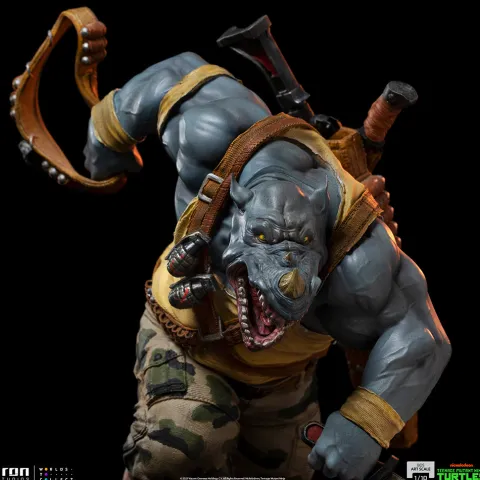 Statue Rocksteady Teenage Mutant Ninja Turtles BDS Art Scale 1/10 Iron Studios