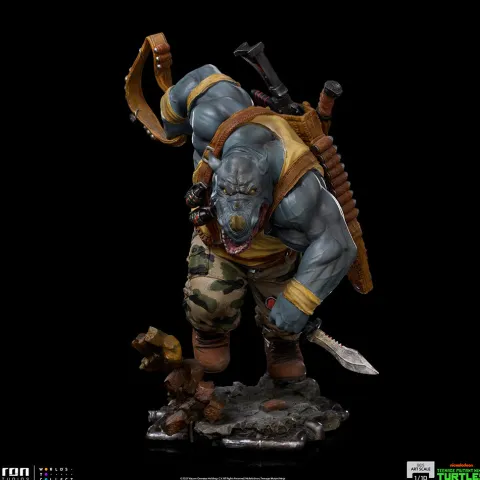 Statue Rocksteady Teenage Mutant Ninja Turtles BDS Art Scale 1/10 Iron Studios