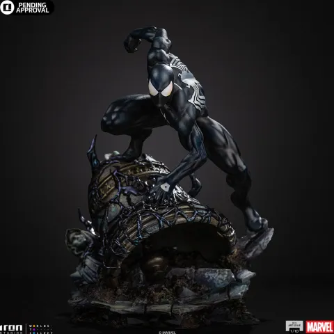 Statue Spider-Man Black Costume - Marvel Comics Series 7 - Art Scale 1/10 - Iron Studios