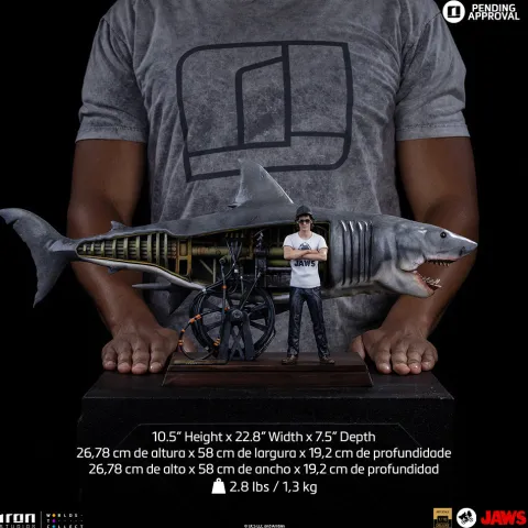 Statue Steven Spielberg & Jaws 50th Anniversary – Deluxe Art Scale 1/10 – Iron Studios
