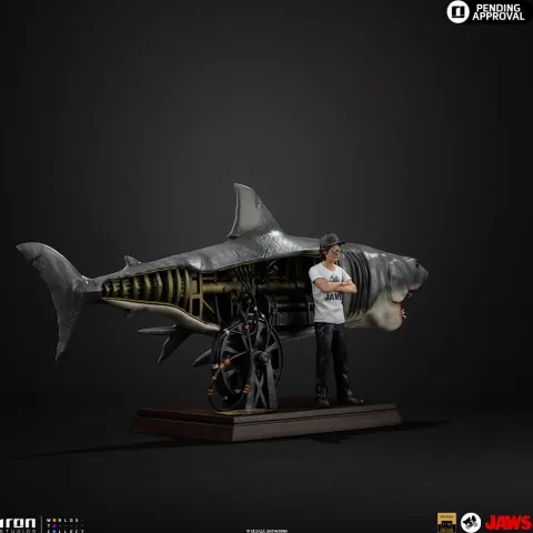 Statue Steven Spielberg & Jaws 50th Anniversary – Deluxe Art Scale 1/10 – Iron Studios