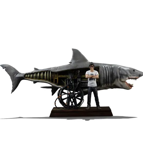 Statue Steven Spielberg & Jaws 50th Anniversary – Deluxe Art Scale 1/10 – Iron Studios
