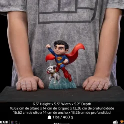Statue Superman and Krypto Superman: Legacy Minico Iron Studios
