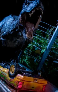 Statue T-Rex Attack - BDS - Art Scale - 1/10 - Jurassic Park - Set A/B - Iron Studios