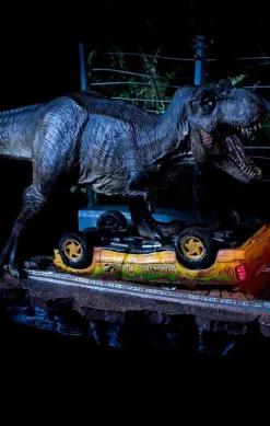 Statue T-Rex Attack (Set A) - Jurassic Park - Art Scale 1/10 - Iron Studios