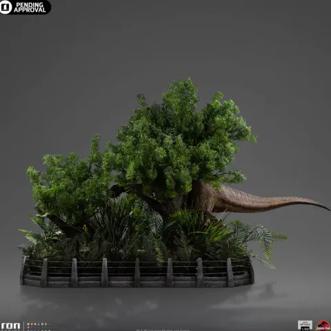 Statue T-Rex Chase - Jurassic Park - Demi Art Scale 1/20 - Iron Studios