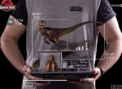 Statue Velociraptors in the Kitchen Diorama - Jurassic Park - Art Scale 1/10 - Iron Studios