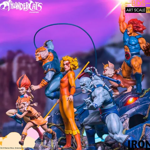 Statue Wilykit & Wilykat - Thundercats - Bds Art Scale 1/10 - Iron Studios