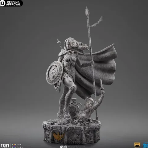 Statue Wonder Woman Unleashed Marble Variant - DC Comics - Art Scale 1/10 - Iron Studios