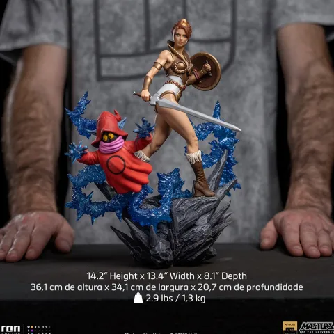 Teela and Orko - Masters of the Universe - BDS Art Scale 1/10 - Iron Studios