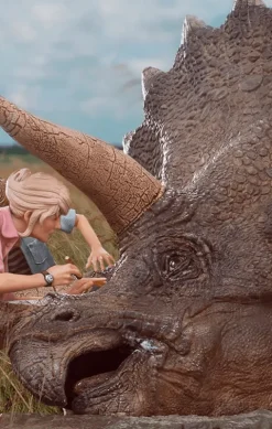 Triceratops Diorama - Jurassic Park - Art Scale 1/10 - Iron Studios